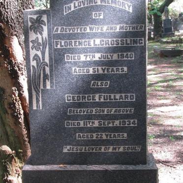 CROSSLING Florence L. -1940 :: CROSSLING George Fullard -1934