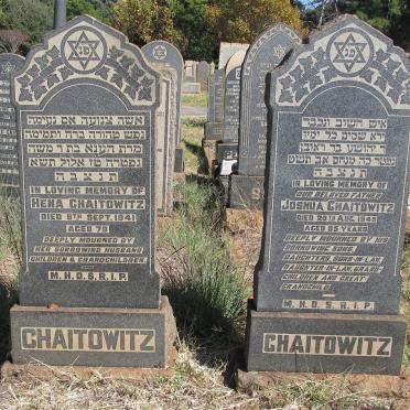 CHAITOWITZ Joshua -1949 &amp; Hena -1941