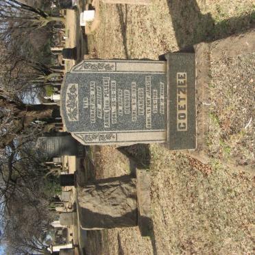 COETZEE Annie nee PELSER -1918 :: COETZEE Hendrik -1923 ::  COETZEE Francois -1930