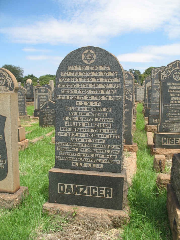 DANZINGER Julius -1937