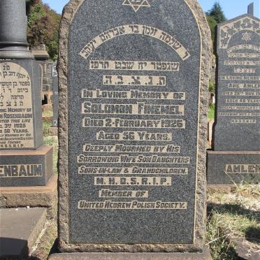 FINEMEL Solomon -1926