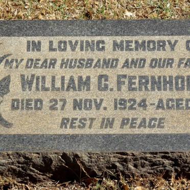 FERNHOLD William C. -1924