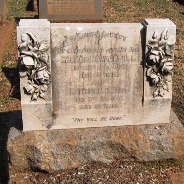 HILL George Edward -1937 &amp; Catharine M. -1942