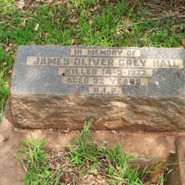 HALL James Oliver Grey -1922
