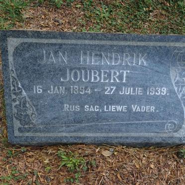 JOUBERT Jan Hendrik 1894-1939
