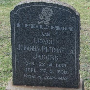 JACOBS Johanna Petronella 1930-1930