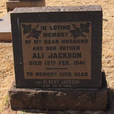 JACKSON Ali -1941 :: JACKSON Albert -1962