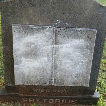 JANSEN Nicolaas Johannes 1883-1961 &amp; Anna Magdalena Jacoba VAN RENSBURG 1888-1958 