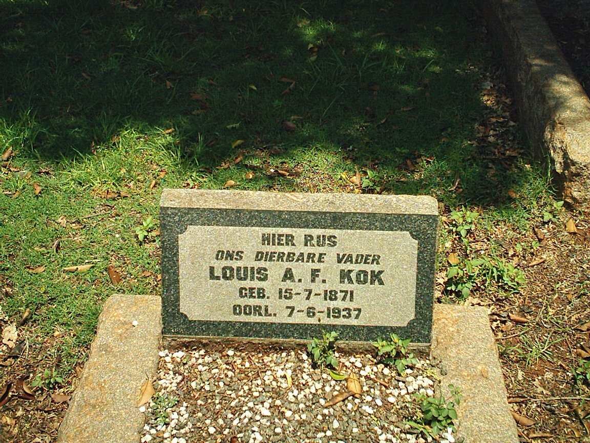 KOK Louis A.F. 1871-1937