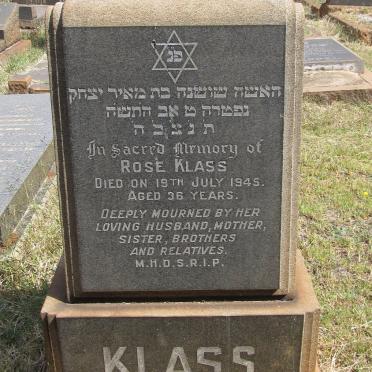 KLASS Rose -1945