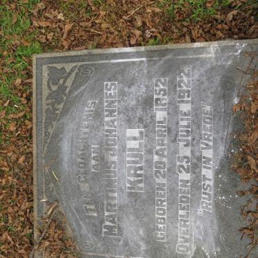 KRULL Martinus Johannes 1852-1922