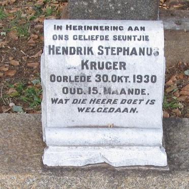 KRUGER Hendrik Stephanus -1930