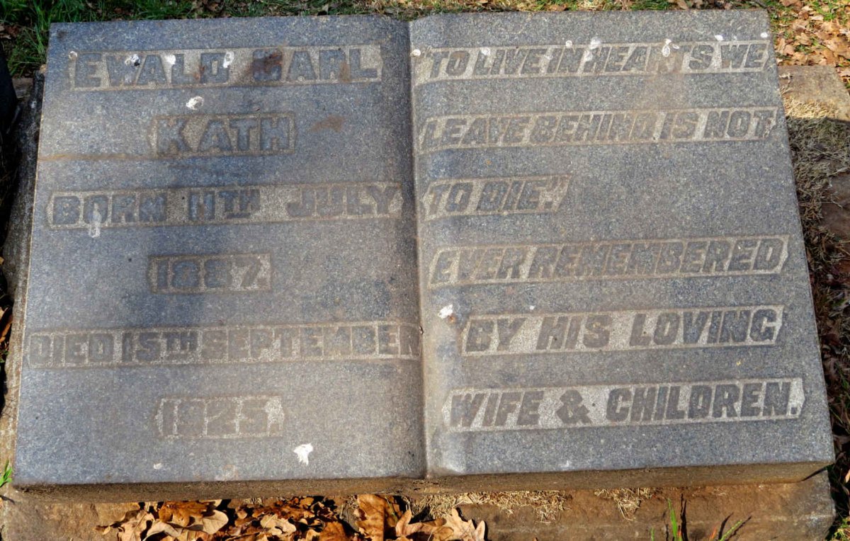 KATH Ewald Carl 1887-1925