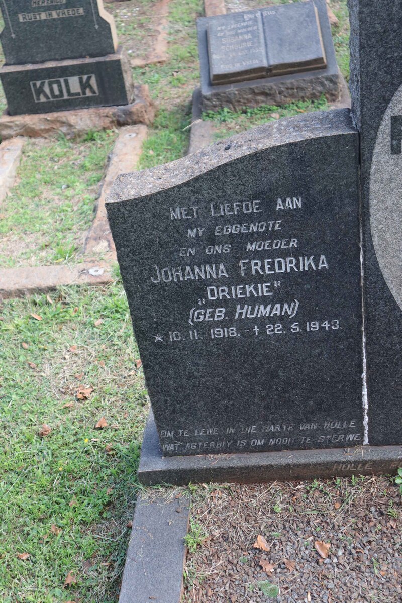 KRUGER Christoffel A. 1863-1940 &amp; Martiena R.J. VENTER 1875-1961