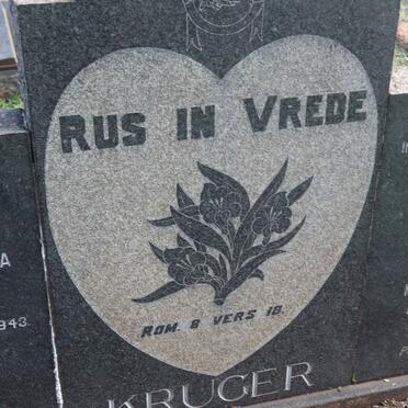 KRUGER Christoffel A. 1863-1940 &amp; Martiena R.J. VENTER 1875-1961