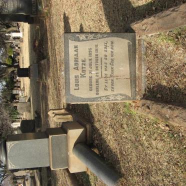 KOTZE Louis Adriaan 1895-1918