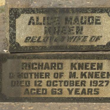 KNEEN Alice Maude -1927
