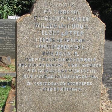 LOTTER Willem Jacobus Pelser 1905-1936