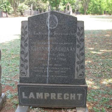LAMPRECHT Johannes Adriaan 1936-1958