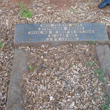 LESSING Stephanus Kruger -1918