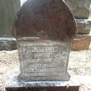 LATEGAN Hendrik Willem 1860-1922