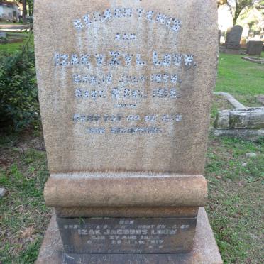 LOUW Izak v. Zyl 1879-1912 :: LOUW Izak Jacobus 18??-1917