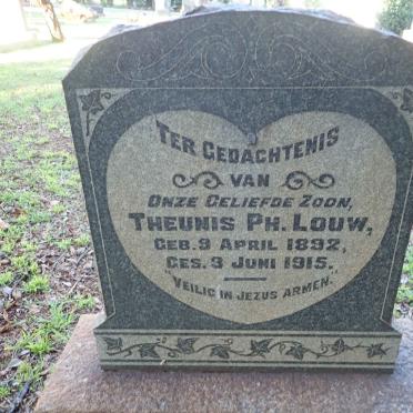 LOUW Theunis Ph. 1892-1915