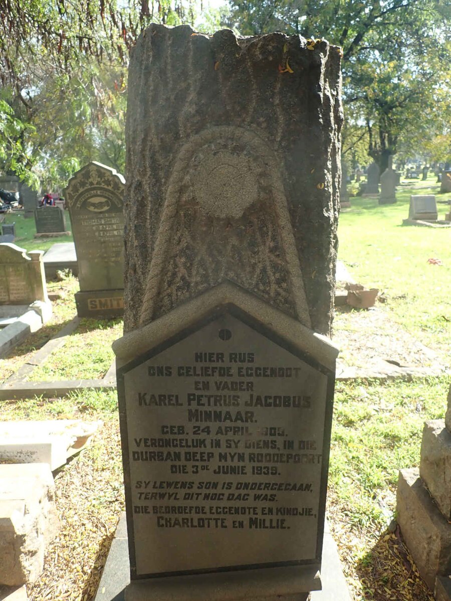 MINNAAR Karel Petrus Jacobus 1909-1939