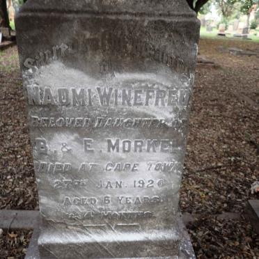 MORKEL Naomi Winefred -1920