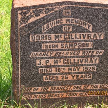 McGILLIVRAY Doris nee SAMPSON -1928