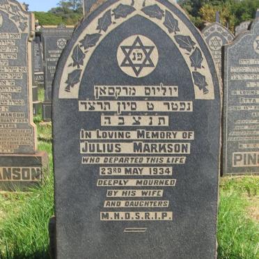 MARKSON Julius -1934