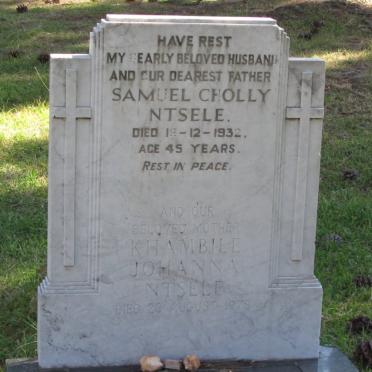 NTSELE Samuel Cholly -1932