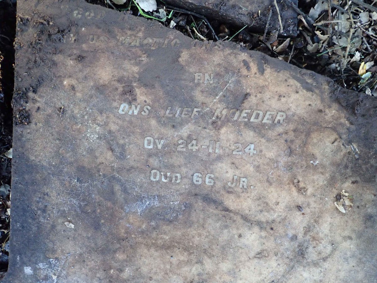 NAUDE Anna Johanna nee WOLVAARDT -1914 :: ? Moeder -1924