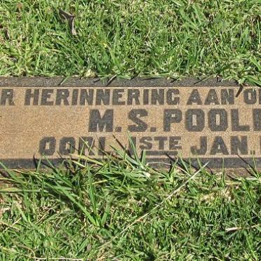 POOLE M.S. -1937