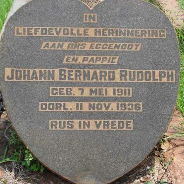 RUDOLPH Johann Bernard 1911-1936
