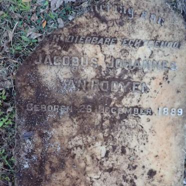 ROOYEN Jacobus Johannes, van 1889-