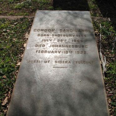 SANDILANDS Gordon 1865-1922