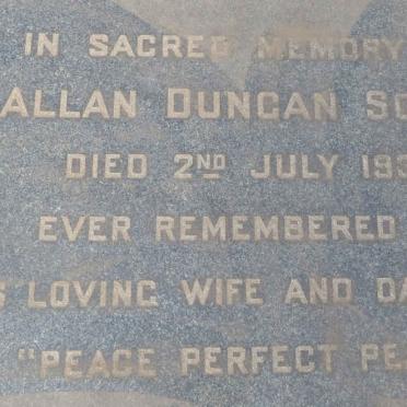 SCOTT Allan Duncan -1935