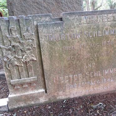 SCHLIMMER Morton -1936 :: SCHLIMMER Hector -1942
