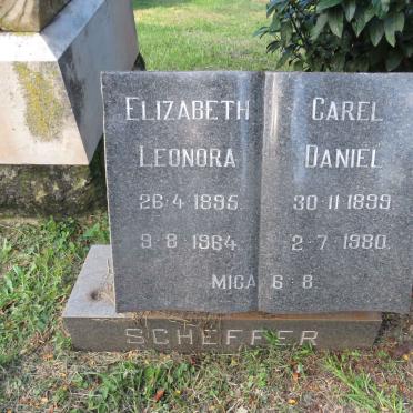 SCHEFFER Carel Daniel 1899-1980 &amp; Elizabeth Leonora 1895-1964