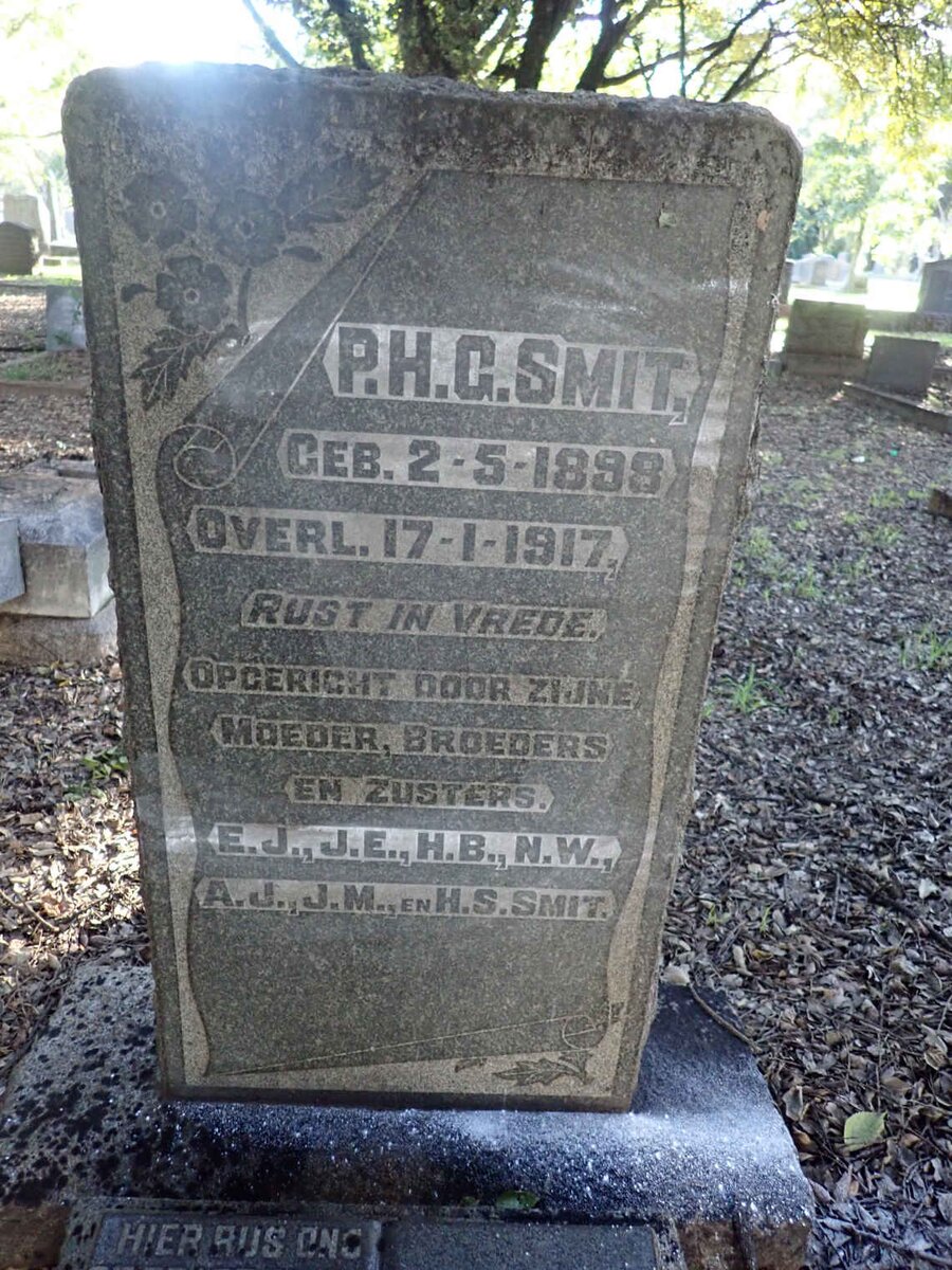 SMIT Magdeld Magdalena nee GROBLER 1858-1941  :: SMIT P.H.G. 1898-1917