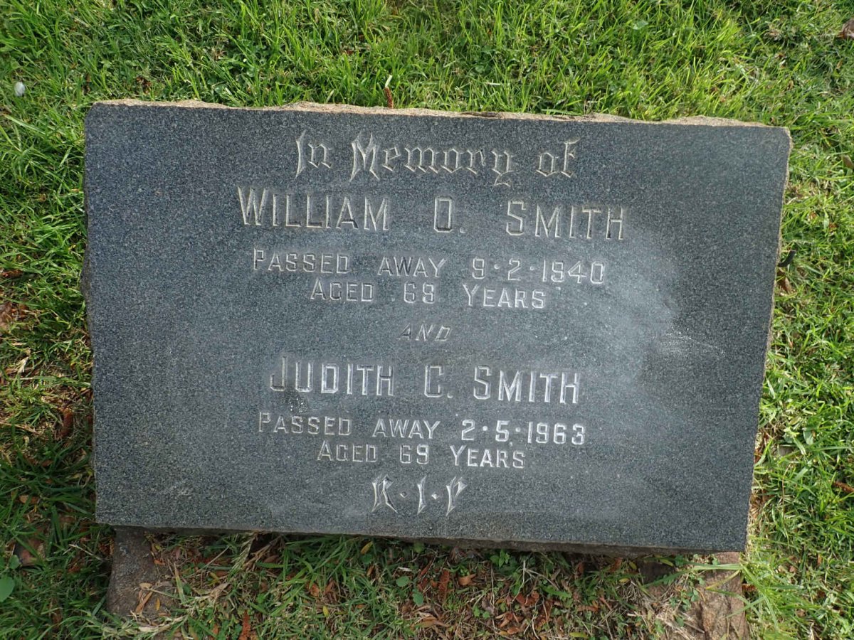 SMITH William O. -1940 &amp; Judith C. -1963