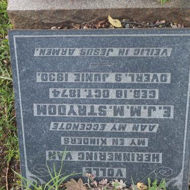 STRYDOM E.J.M.M. 1874-1930