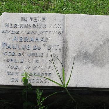 TOIT Abraham Paulus, du 1861-1933