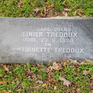 TREDOUX Reiner -1929 &amp; Antoinette -1943