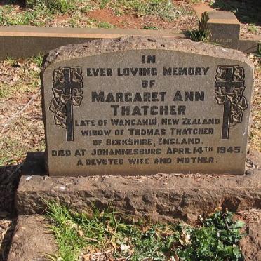 THATCHER Margaret Ann -1945