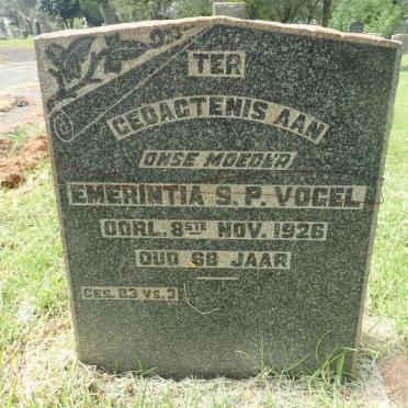 VOGEL Emerintia S.P. -1926