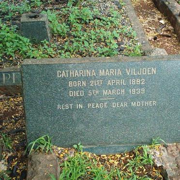 VILJOEN Catharina Maria 1892-1939