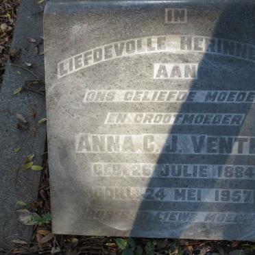 VENTER Anna C.J. 1884-1957