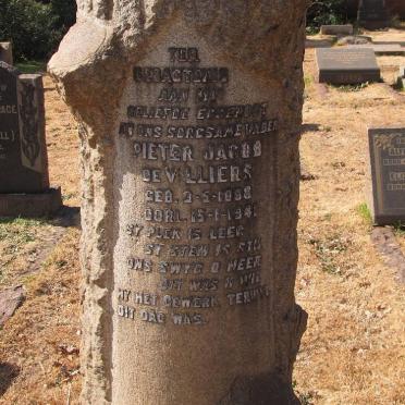 VILLIERS Pieter Jacob, de 1898-1941